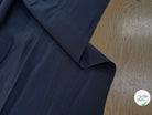 CREPE LÉGÈREMENT SATINÉ FLUIDE MARINE - My Little Coupon