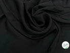 CRÈPE LÉGÈREMENT SATINÉ FLUIDE NOIR 138CM - My Little Coupon