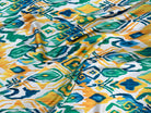 CRÊPE LÉGÈREMENT SATINÉ VERT DE JAUNE - My Little Coupon