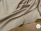 CREPE LISSE FLUIDE STRETCH BEIGE - My Little Coupon