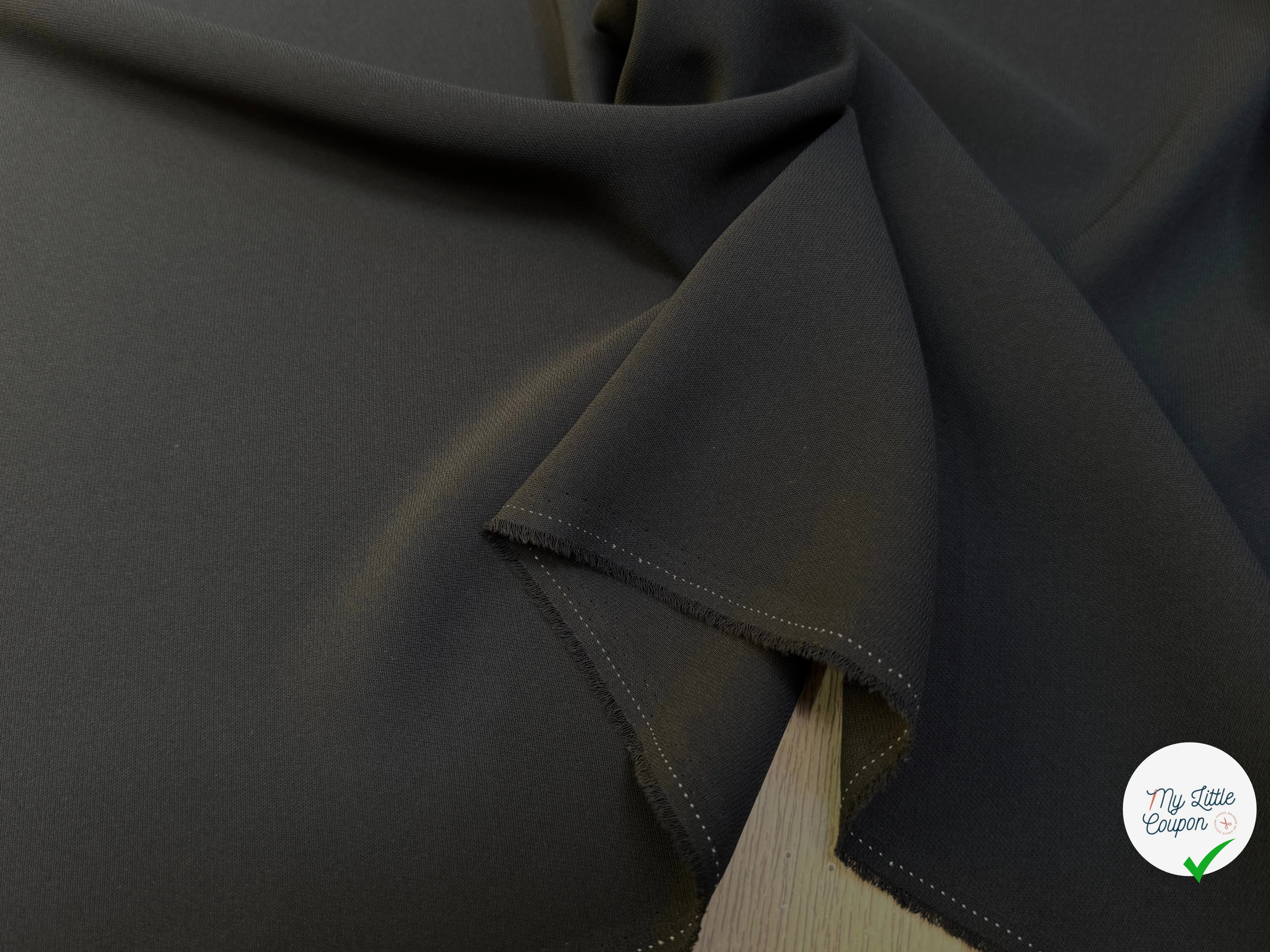CREPE LOURD BEAU TOMBÉ NOIR 371 - My Little Coupon
