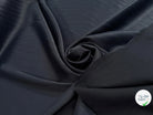 CREPE LOURD ENVERS SATIN ACETATE VISCOSE BLEU FONCÉ STRETCH - My Little Coupon