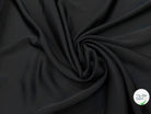 CREPE LOURD ENVERS SATIN NOIR QUALITÉ COUTURE - My Little Coupon
