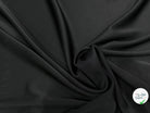CREPE LOURD ENVERS SATIN SUBLIME TOMBÉ NOIR - My Little Coupon
