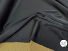 CREPE LOURD ENVERS SATIN SUBLIME TOMBÉ NOIR - My Little Coupon