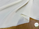 CREPE LOURD ET FLUIDE JAPONAIS BLANC LÉGÈREMENT CASSÉ STRETCH - My Little Coupon