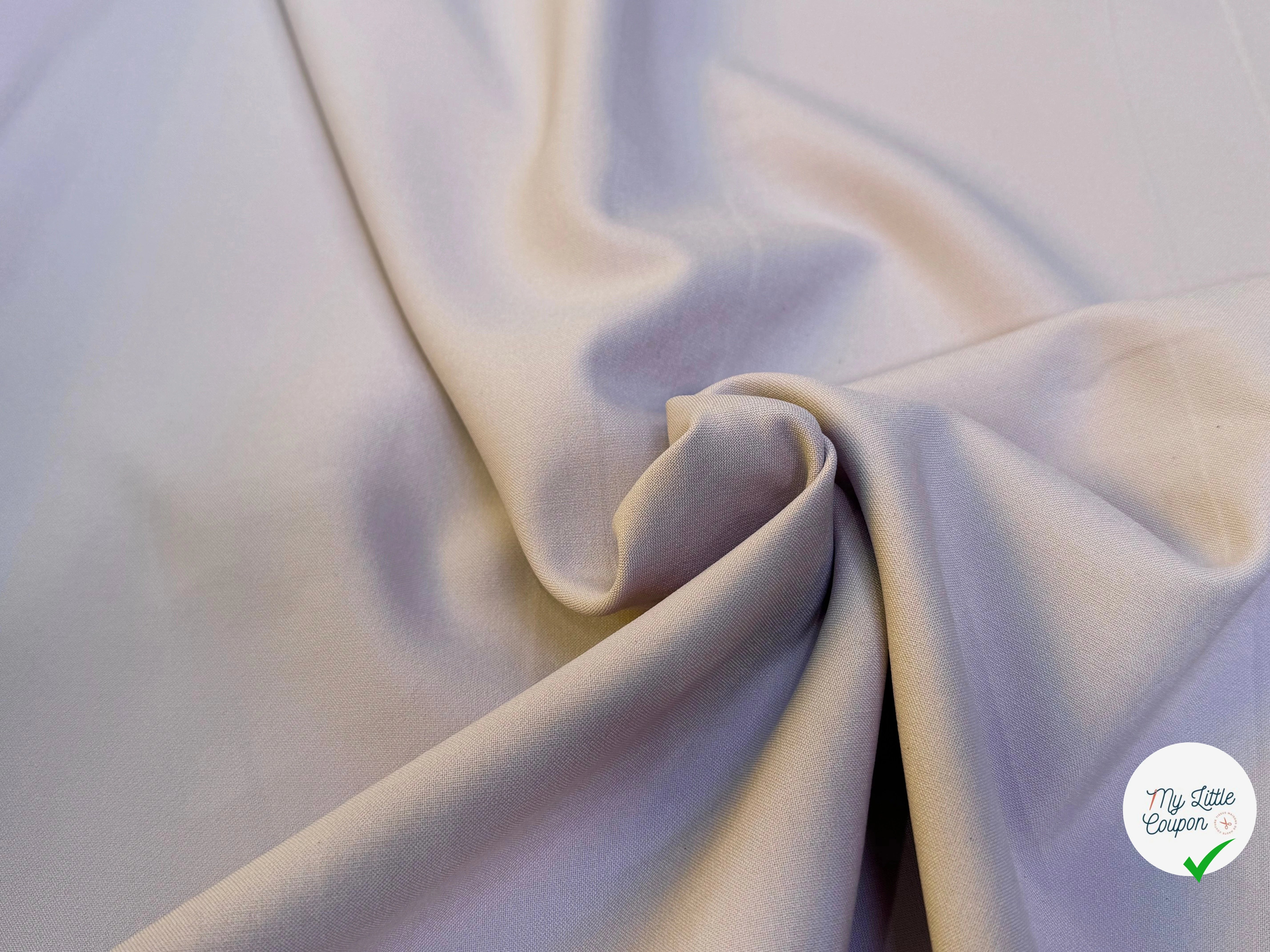 CREPE LOURD JAPAN 62% ACETATE STRETCH LAVANDE - My Little Coupon