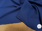 CREPE LOURD JAPAN 70% VISCOSE BLEU - My Little Coupon