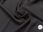 CREPE LOURD JAPON ACETATE VISCOSE CHOCO - My Little Coupon
