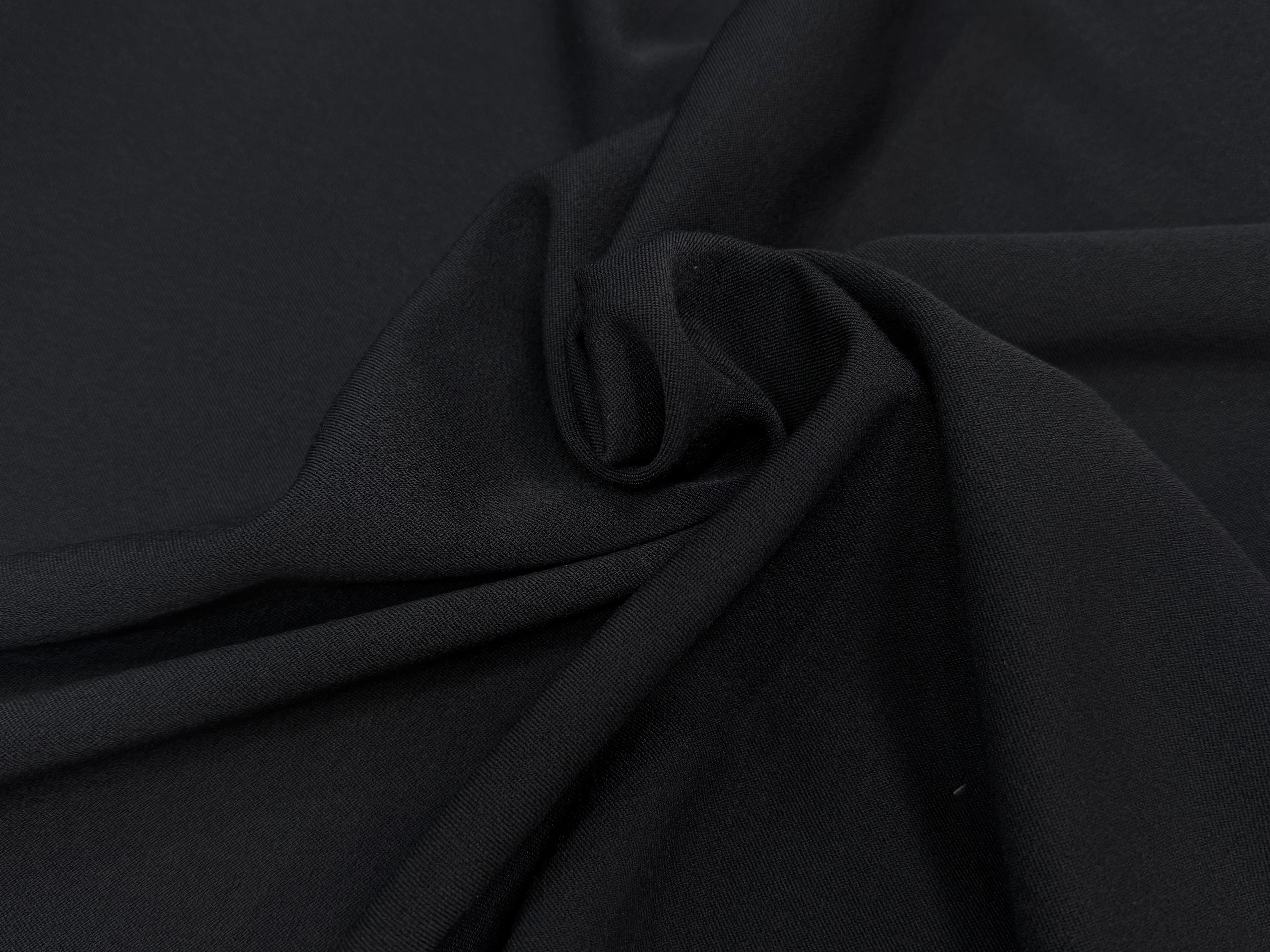 CREPE LOURD LÉGÈREMENT STRETCH NOIR 150CM - My Little Coupon
