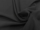CREPE LOURD MOUSSE POLYVISCOSE STRETCH NOIR SUBLIME - My Little Coupon