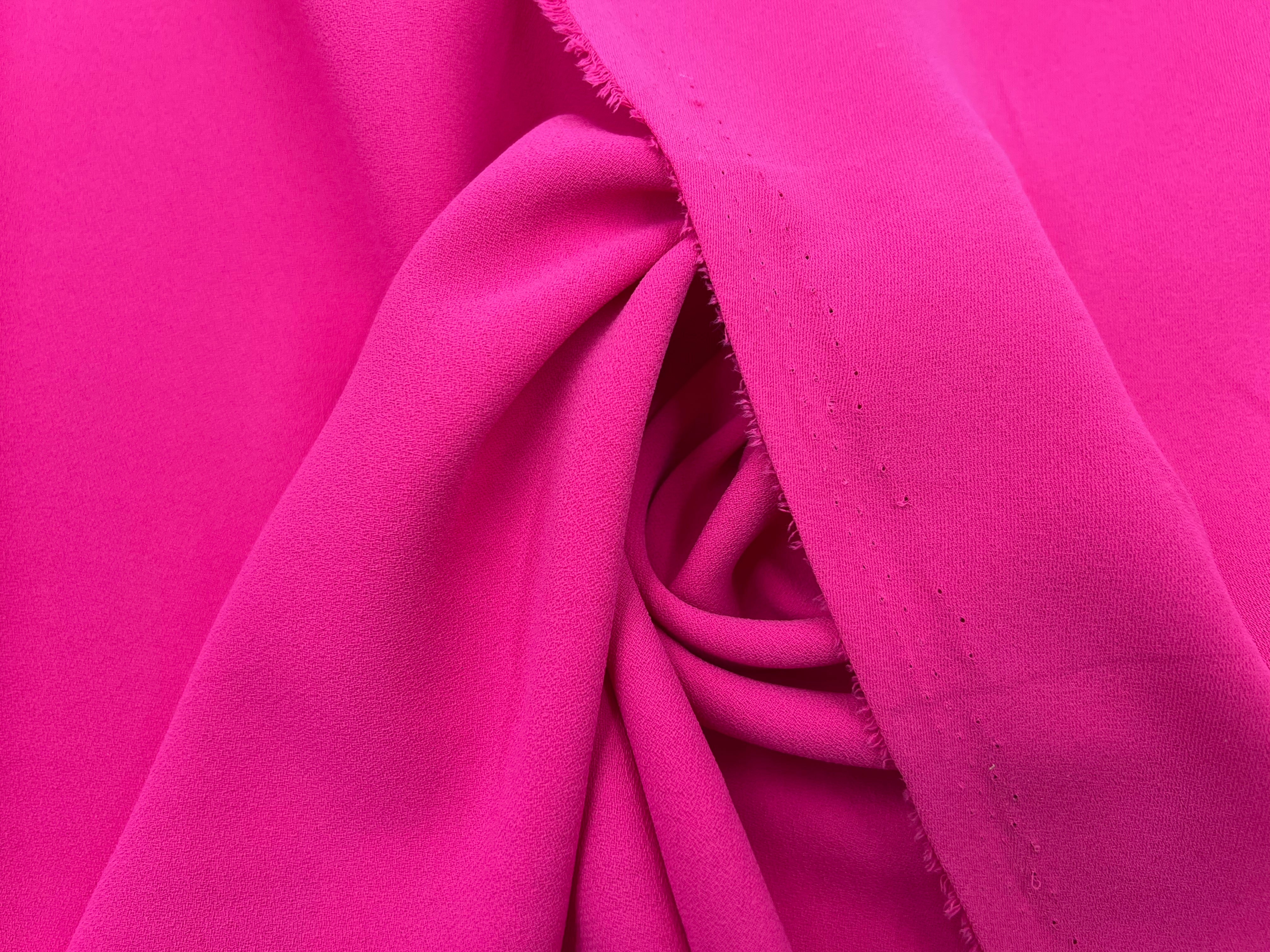 CRÊPE LOURD POLYESTER FUSCHIA MSO