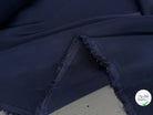 CREPE LOURD POLYVISCOSE BLEU MARRINE TRÈS BEAU TOMBÉ - My Little Coupon