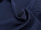 CREPE LOURD POLYVISCOSE BLEU MARRINE TRÈS BEAU TOMBÉ - My Little Coupon