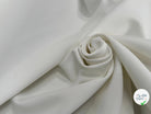 CREPE LOURD POLYVISCOSE ET COTON STRETCH TRÈS BELLE TENUE BLANC LÉGÈREMENT CASSÉ - My Little Coupon
