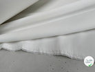 CREPE LOURD POLYVISCOSE ET COTON STRETCH TRÈS BELLE TENUE BLANC LÉGÈREMENT CASSÉ - My Little Coupon