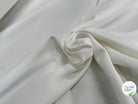 CREPE LOURD POLYVISCOSE ET COTON STRETCH TRÈS BELLE TENUE BLANC LÉGÈREMENT CASSÉ - My Little Coupon