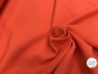 CREPE LOURD POLYVISCOSE ORANGE TRÈS BELLE TENUE - My Little Coupon