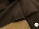 CREPE LOURD STRETCH MARRON FONCÉ 145CM - My Little Coupon