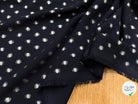 CREPE LUREX MARINE POIS SILVER - My Little Coupon
