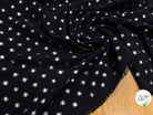 CREPE LUREX MARINE POIS SILVER - My Little Coupon