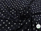 CREPE LUREX MARINE POIS SILVER - My Little Coupon