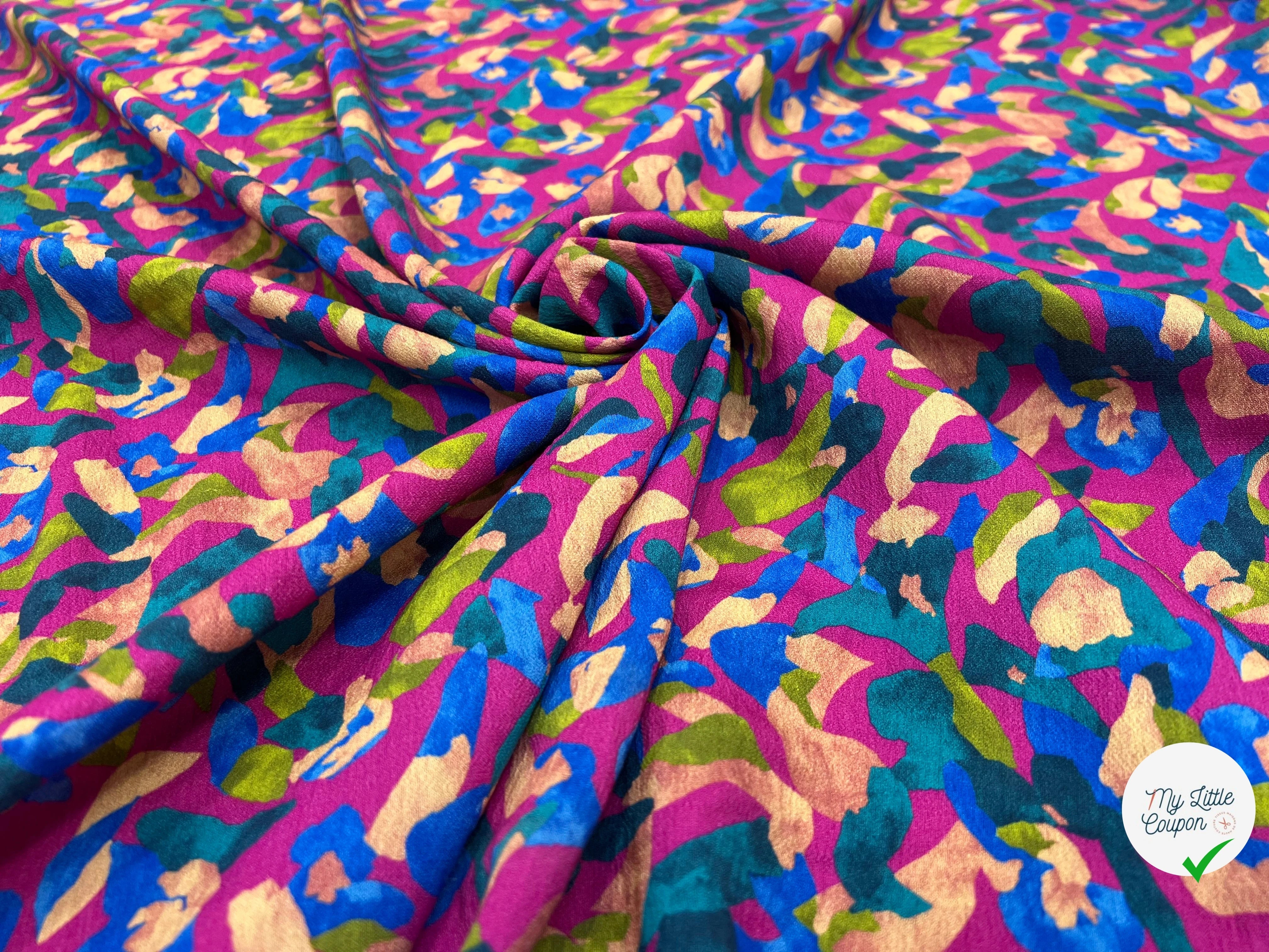 CREPE MAROCAIN 100% VISCOSE 6 - My Little Coupon