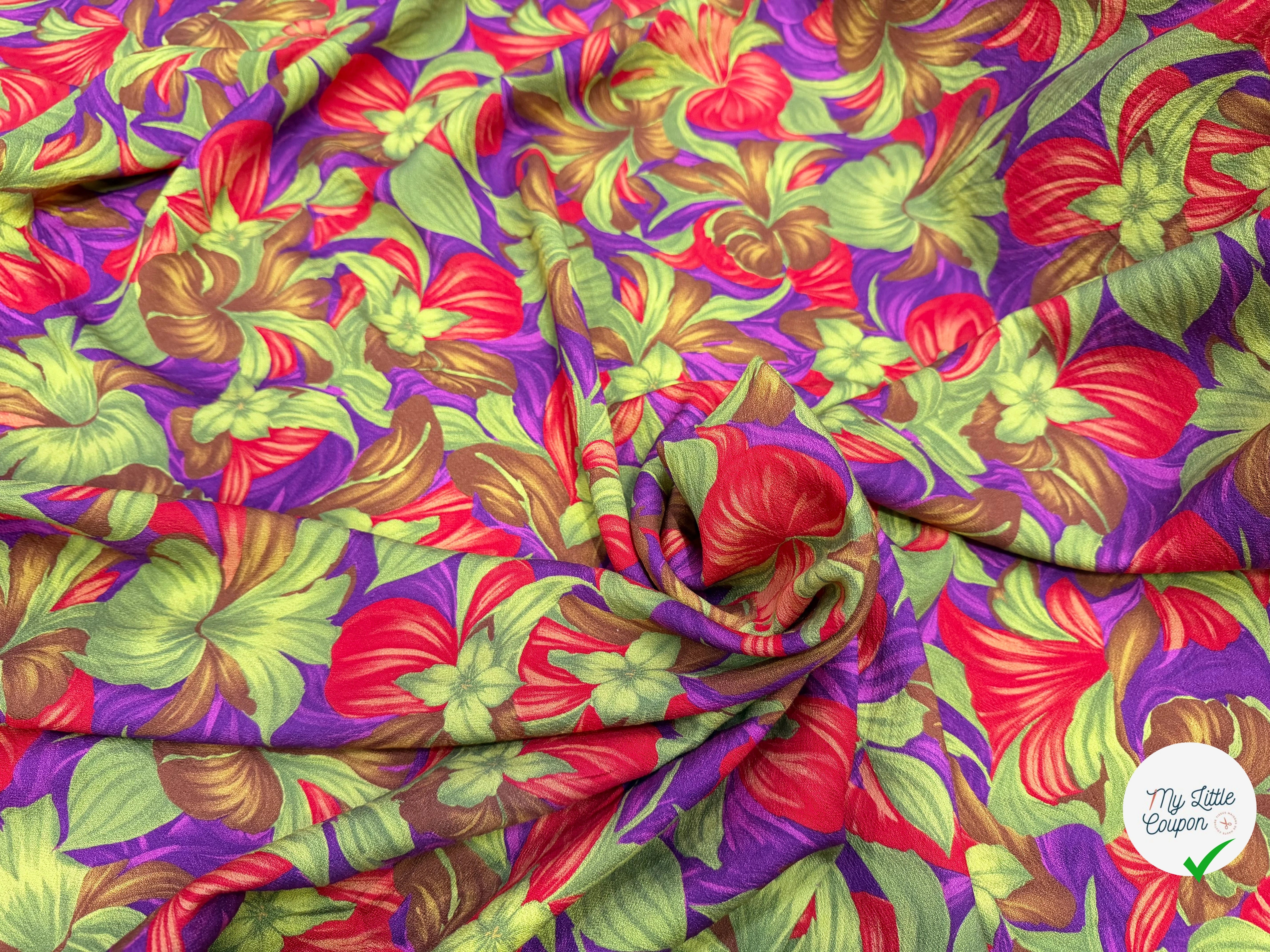 CREPE MAROCAIN 100% VISCOSE 7 - My Little Coupon