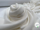 CRÊPE MAROCAIN 100% VISCOSE BLANC CASSÉ - My Little Coupon - tissu - coudre