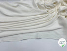 CRÊPE MAROCAIN 100% VISCOSE BLANC CASSÉ - My Little Coupon - tissu - coudre