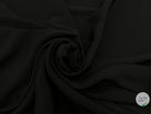 CRÊPE MAROCAIN 100% VISCOSE NOIR - My Little Coupon - tissu - coudre