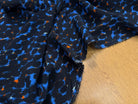 CREPE MAROCAIN COMO FOND BLEU - My Little Coupon