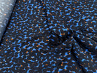 CREPE MAROCAIN COMO FOND BLEU - My Little Coupon