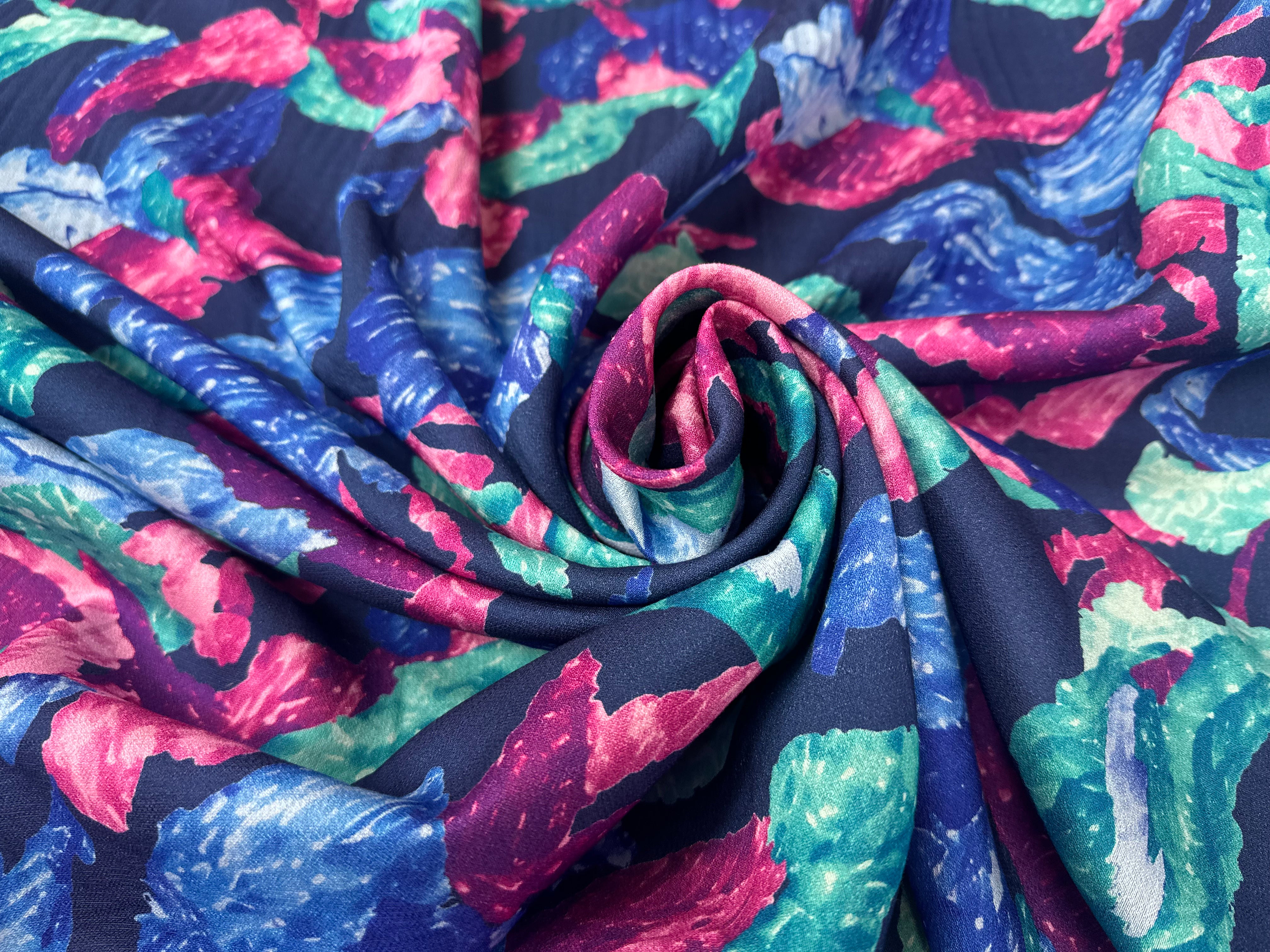 CREPE MAROCAIN FLORALIE CHIC - My Little Coupon