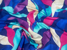 CREPE MAROCAIN PETALES ABSTRAITES - My Little Coupon
