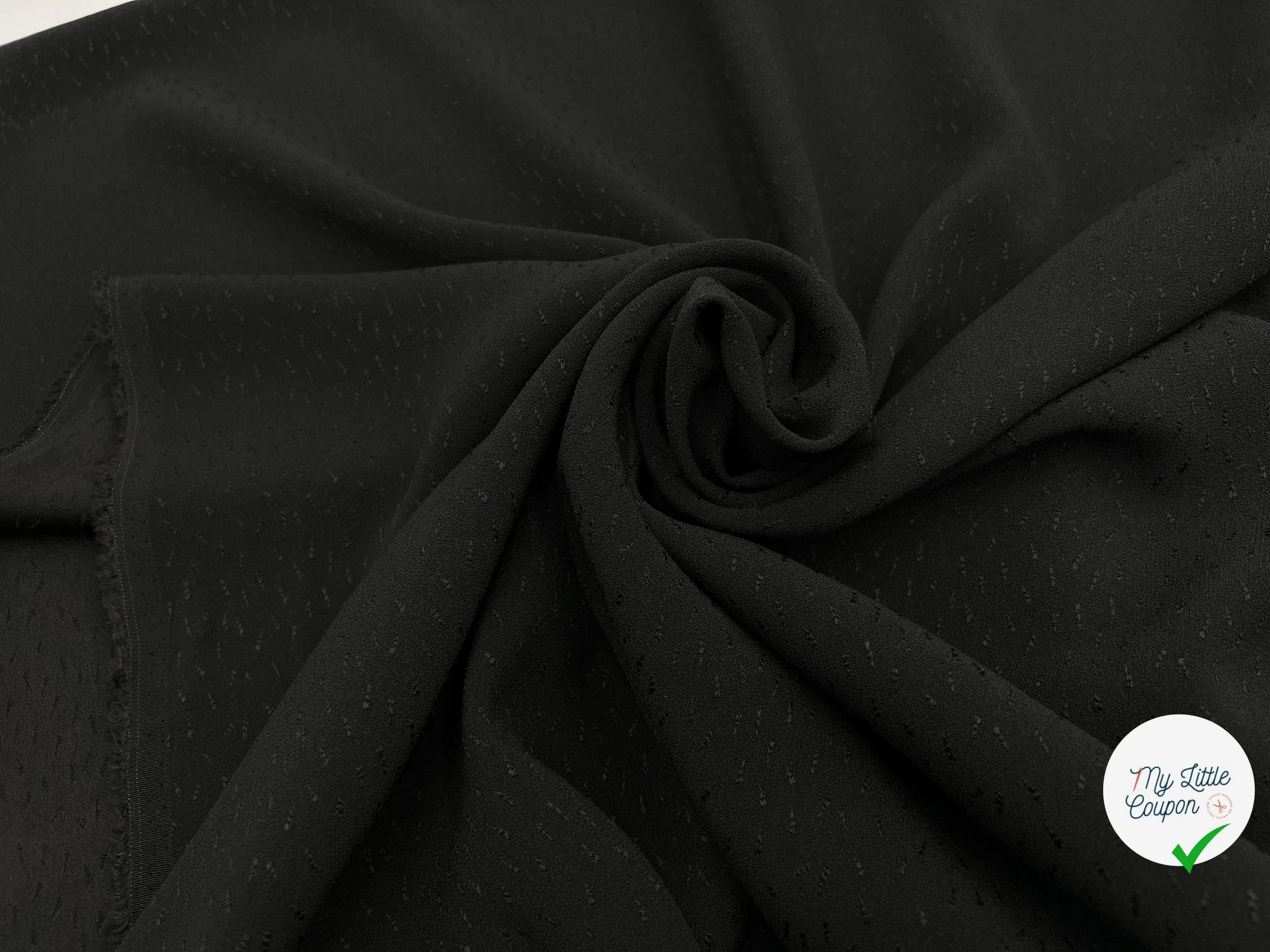 CRÊPE MAROCAIN STRETCHING JACQUARD - My Little Coupon - tissu - coudre