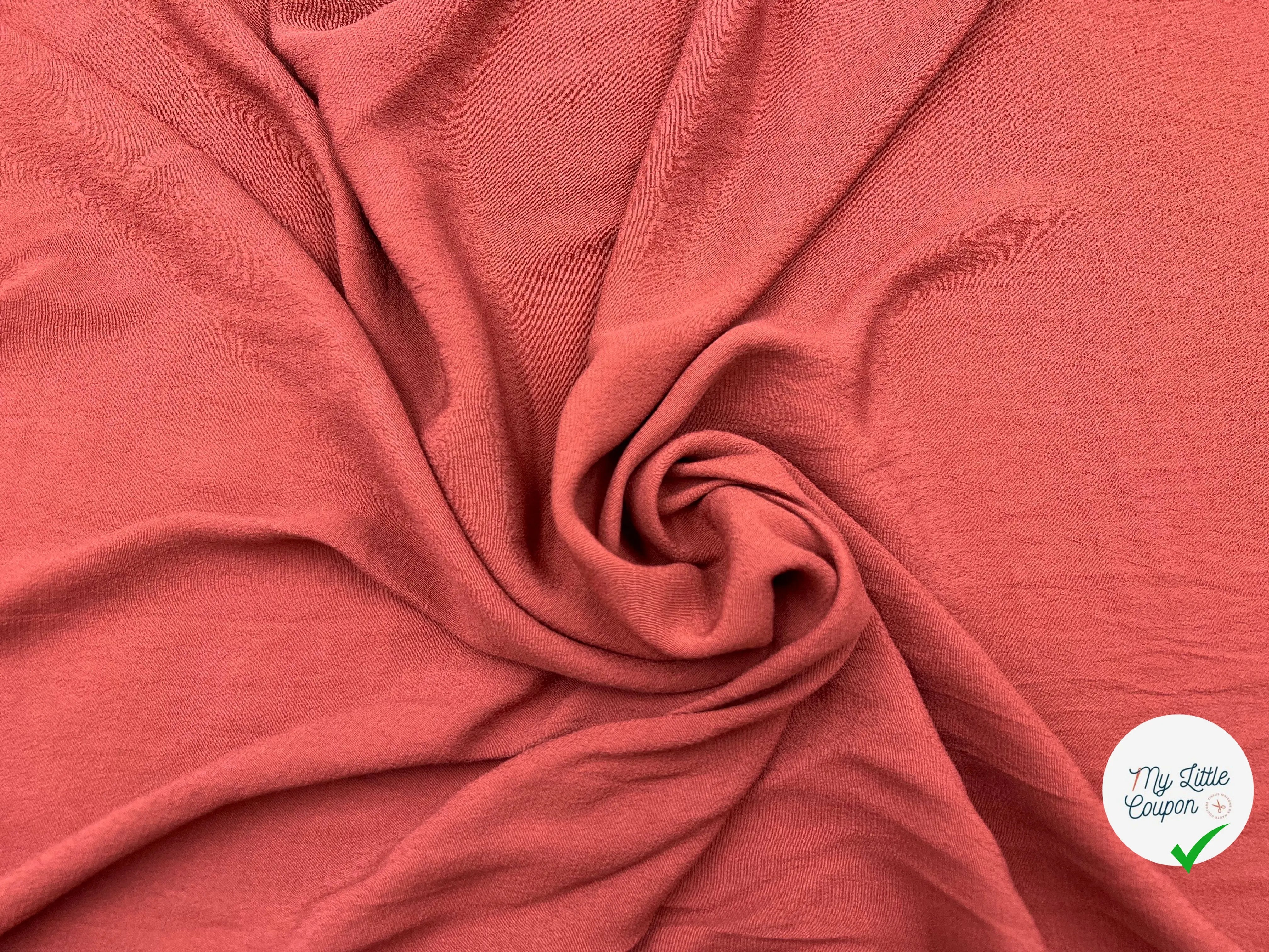 CRÊPE MAROCAIN VISCOSE BISQUE - My Little Coupon - tissu - coudre