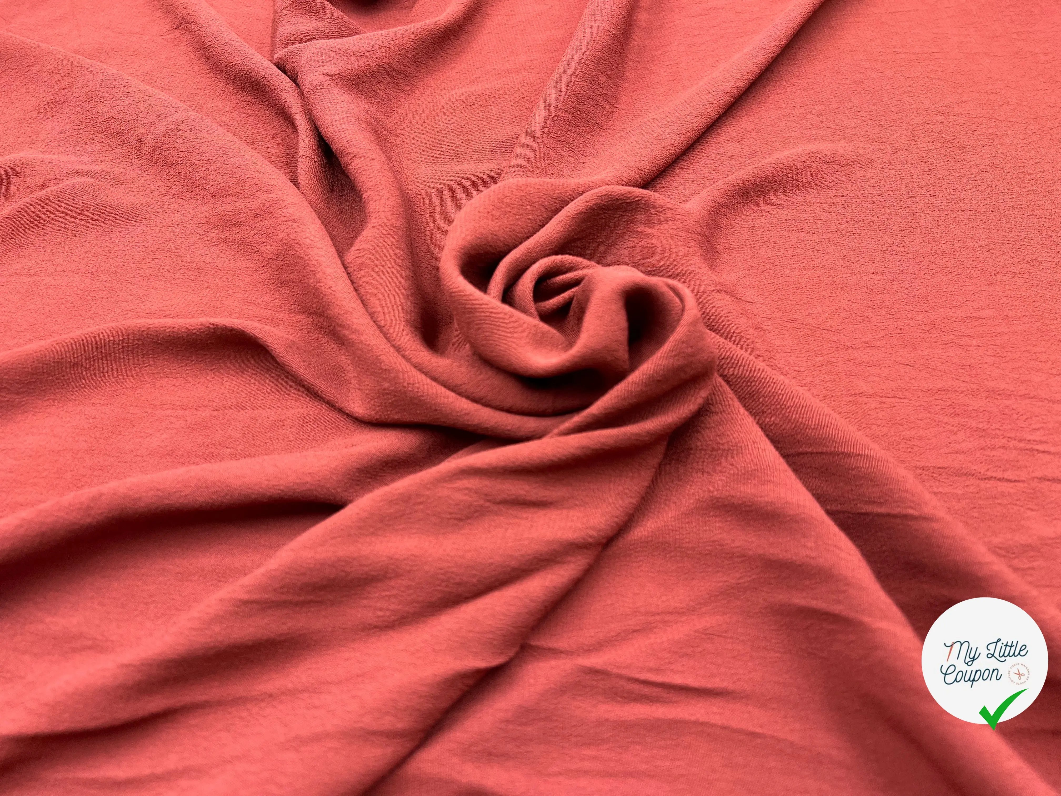 CRÊPE MAROCAIN VISCOSE BISQUE - My Little Coupon - tissu - coudre