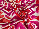 CRÊPE MAROCAIN VISCOSE GÉOMÉTRIE LOVE - My Little Coupon