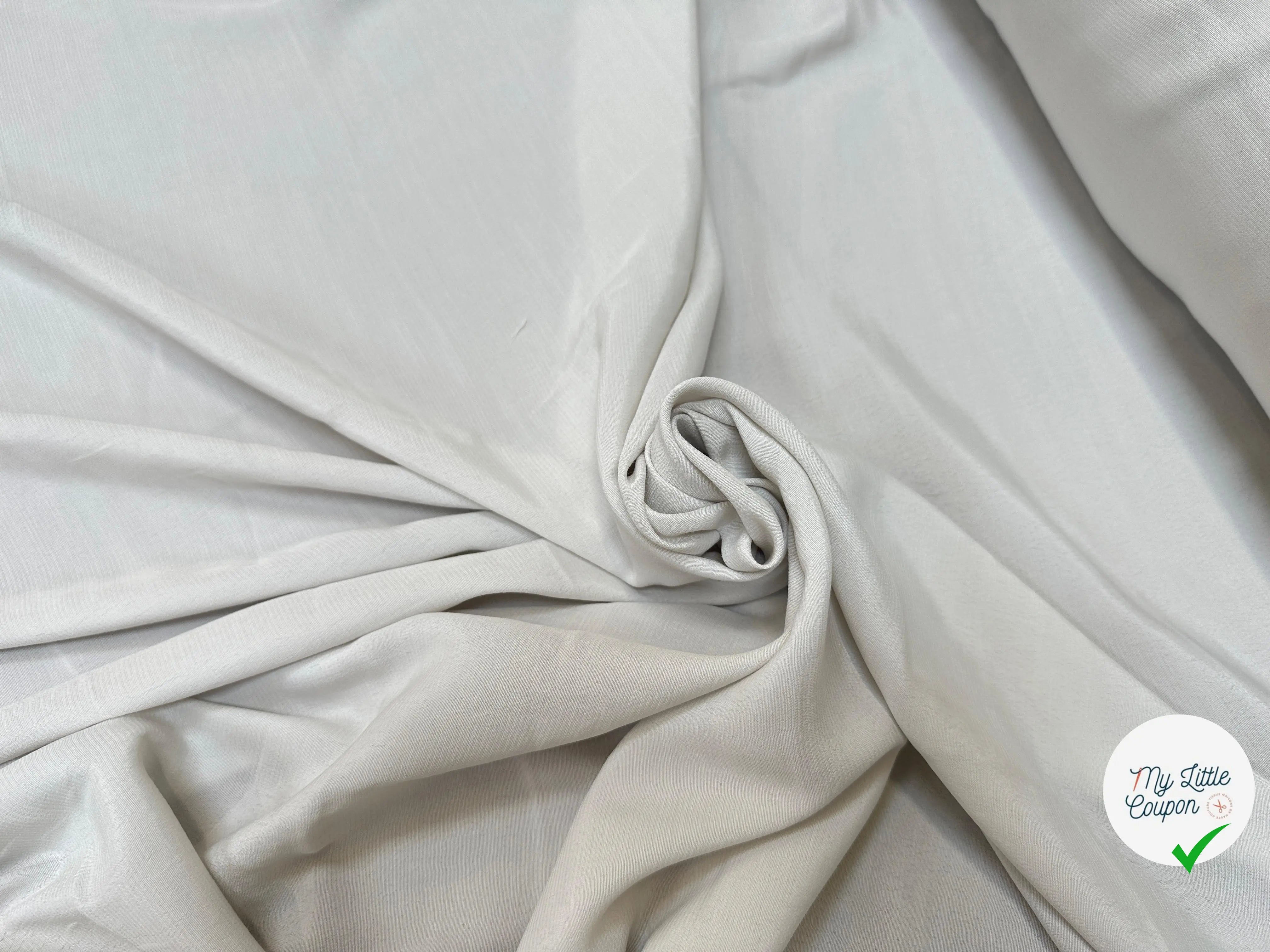 CREPE MAROCAIN VISCOSE OATMEAL - My Little Coupon