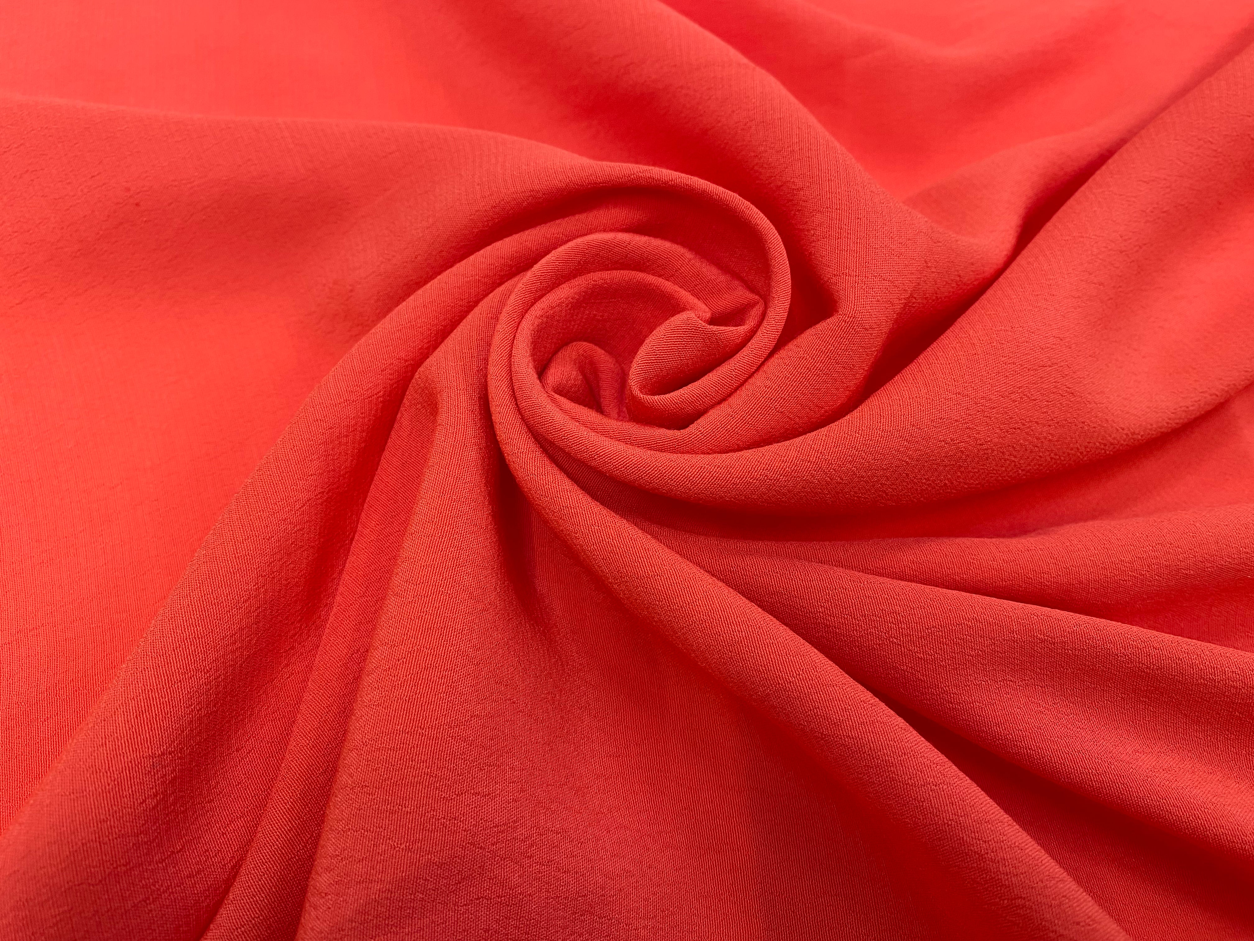 CREPE MAROCAIN VISCOSE ORANGE - My Little Coupon
