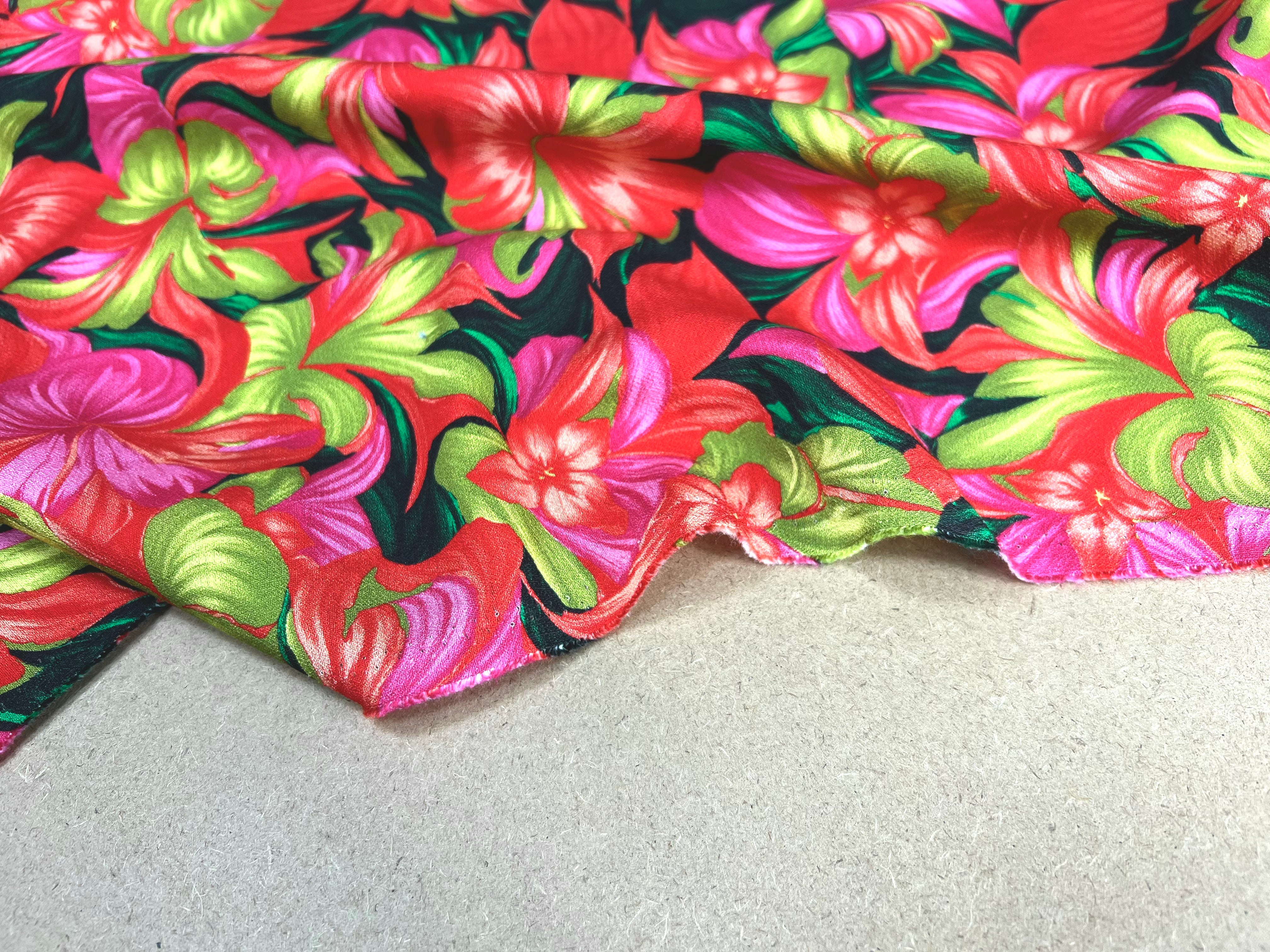 CRÊPE MAROCAIN VISCOSE TROPICAL - My Little Coupon