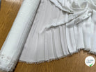 CREPE PLISSÉ FLUIDE BLANC - My Little Coupon