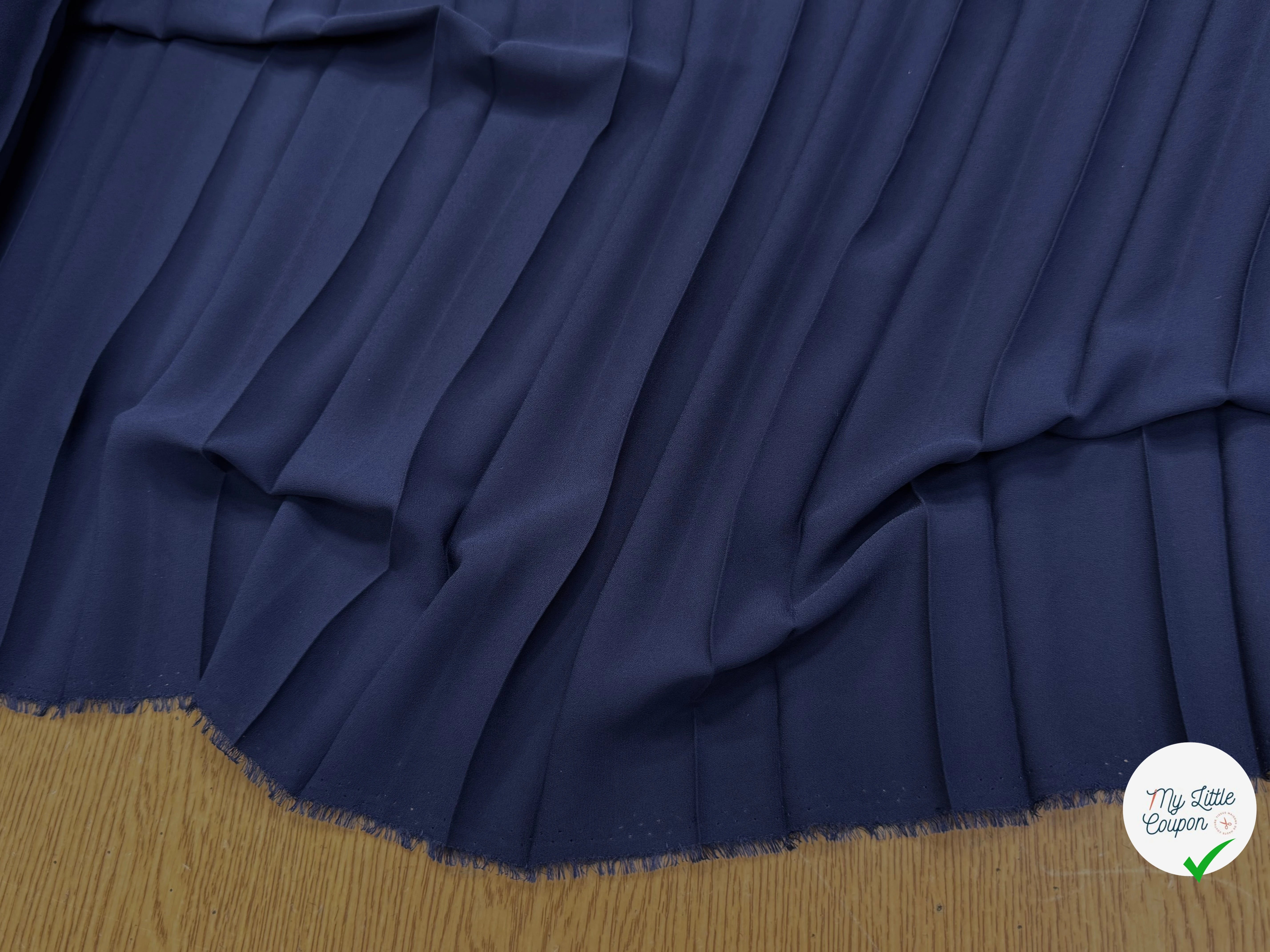 CREPE PLISSÉ FLUIDE BLUE - My Little Coupon