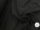 CRÊPE POLYESTER LOURD CHEVRONS NOIR MSO