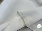 CREPE POLYVISCOSE LOURD STRETCH BEAU TOMBÉ 6% COTON BLANC CASSÉ - My Little Coupon