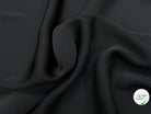 CREPE SATINÉ LOURD FLUIDE NOIR 140CM - My Little Coupon
