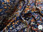 CREPE SATINÉ MOTIF PEINTURE MULTICOLORE TIE&DYE - My Little Coupon