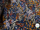 CREPE SATINÉ MOTIF PEINTURE MULTICOLORE TIE&DYE - My Little Coupon