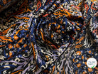 CREPE SATINÉ MOTIF PEINTURE MULTICOLORE TIE&DYE - My Little Coupon